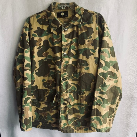 Sears Other - Vintage Camo Lightweight Button Front Jacket